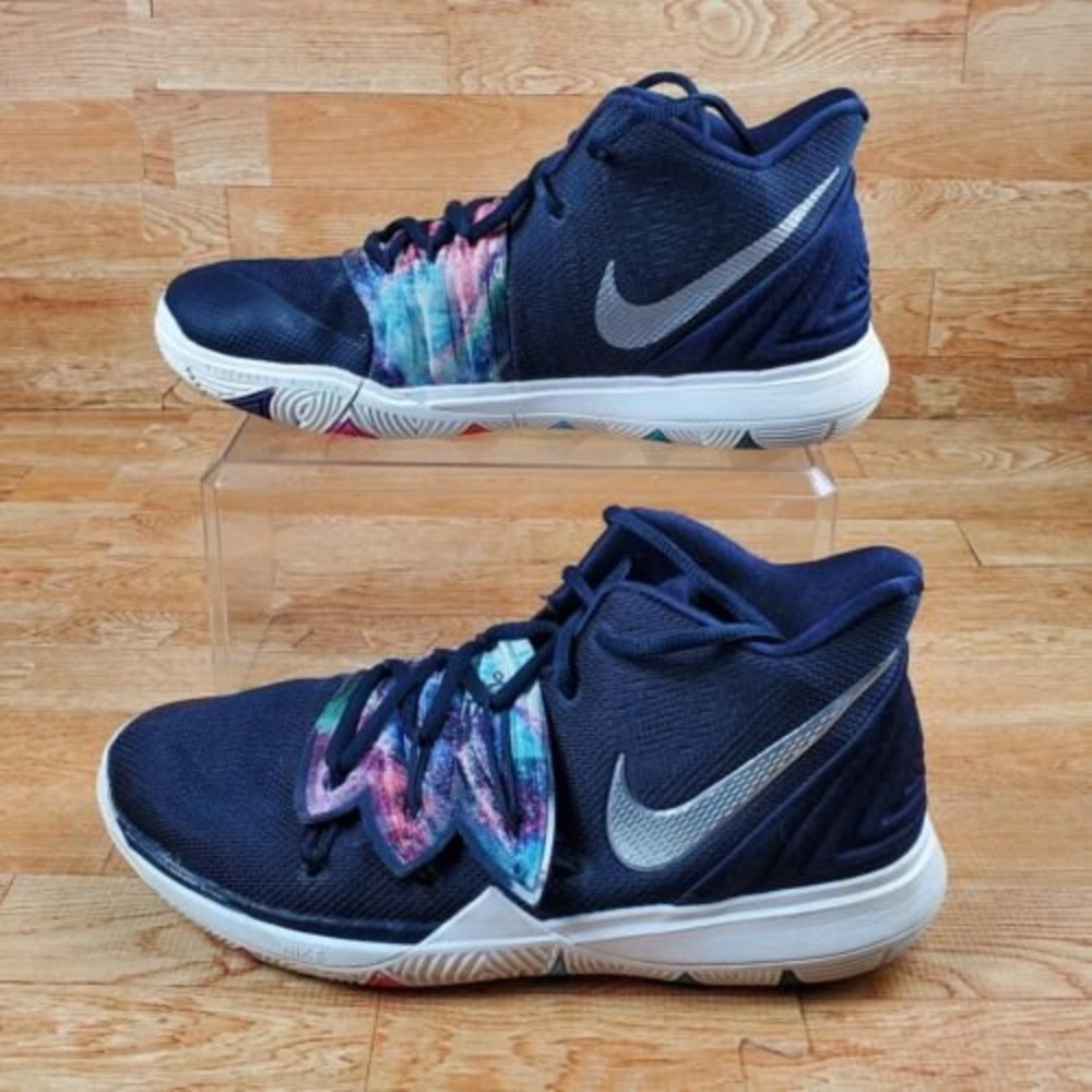 Nike Kyrie 5 Galaxy Basketball Shoes AQ2456-900 - Size Youth 7 / Women's 9